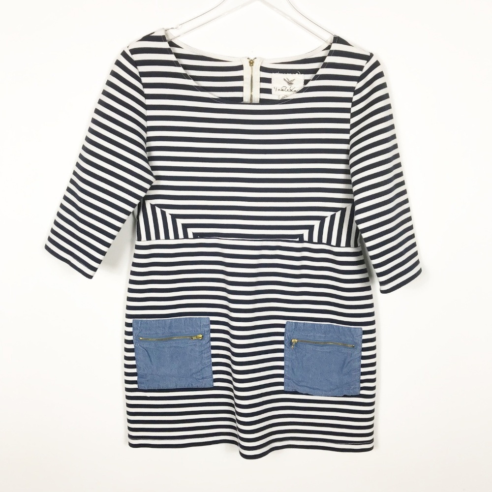 Anthropologie | Tabitha Striped Marin Dress 14